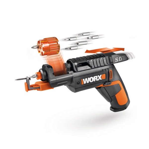 WORX WX254L SD Semi-Automatic Power Screw Driver with 12 Driving Bits - Image 3